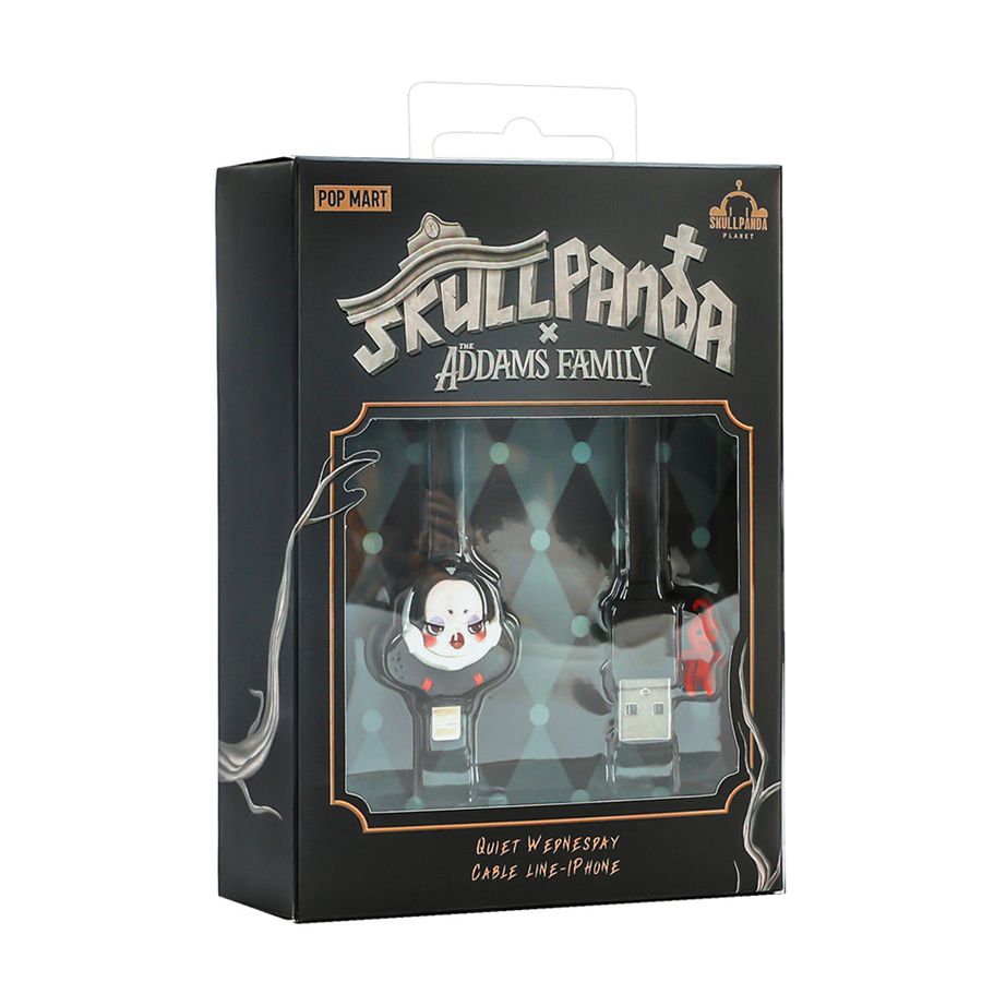 POP MART The Addams Family Series iPhone Cable Skullpanda | 891470-OGA