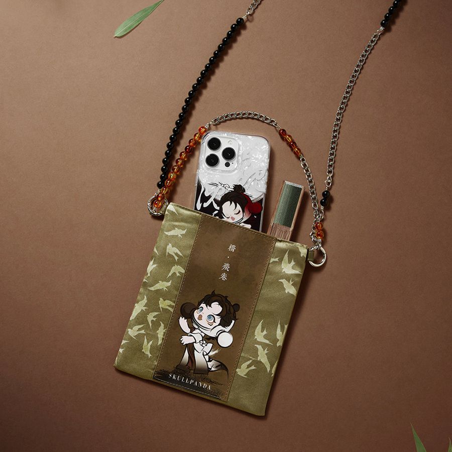 POP MART The Ink Plum Blossom Series Mini Bag Skullpanda | 062913-LAM