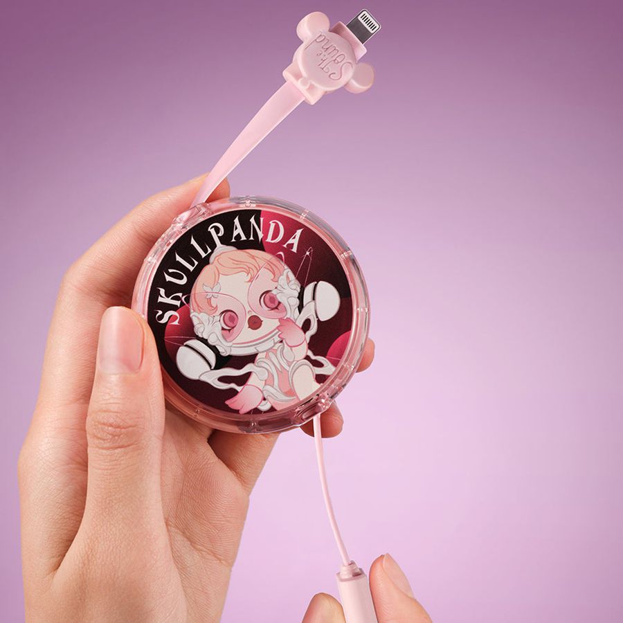 POP MART The Sound Series Phone Cable Blind Box Skullpanda | 149208-WBH