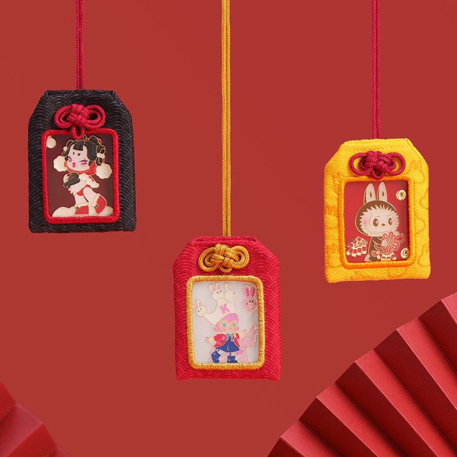 POP MART Three, Two, One! Happy Chinese New Year Series Lucky Pendant Skullpanda | 209756-TJW