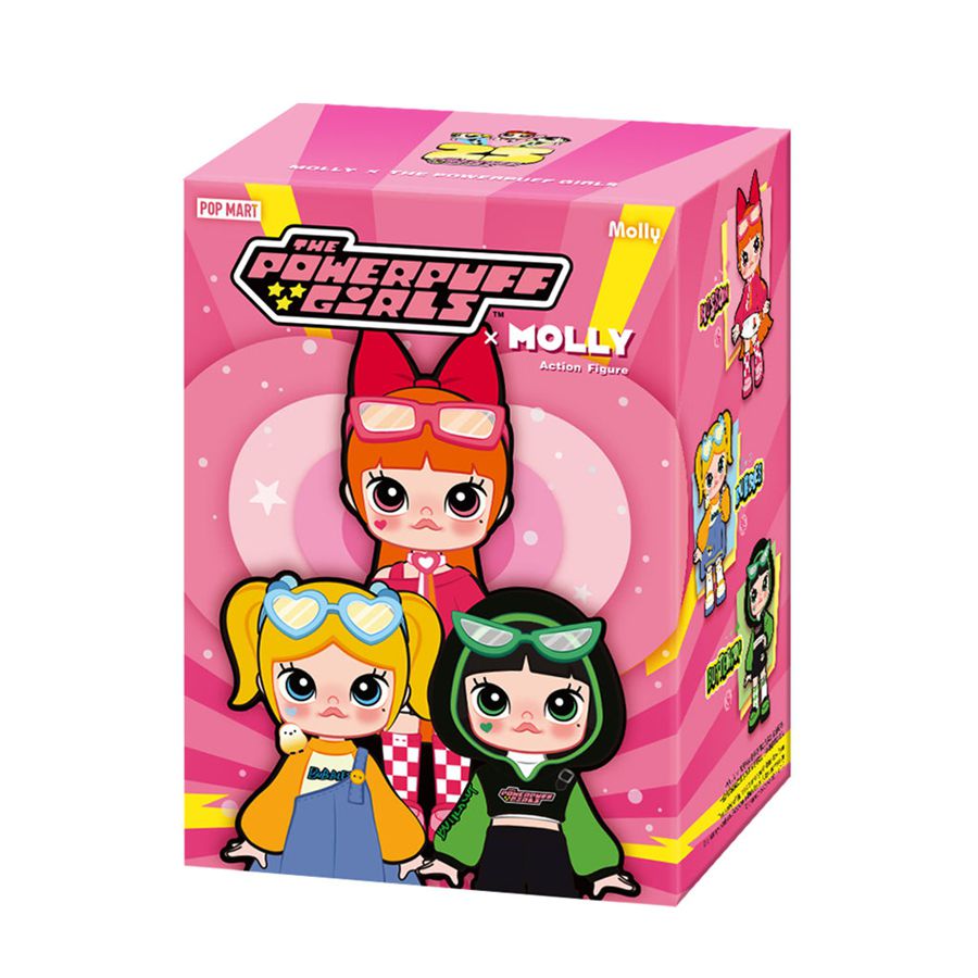 POP MART × The Powerpuff Girls Action Figure Doll Blind Box Molly | 892013-XFE