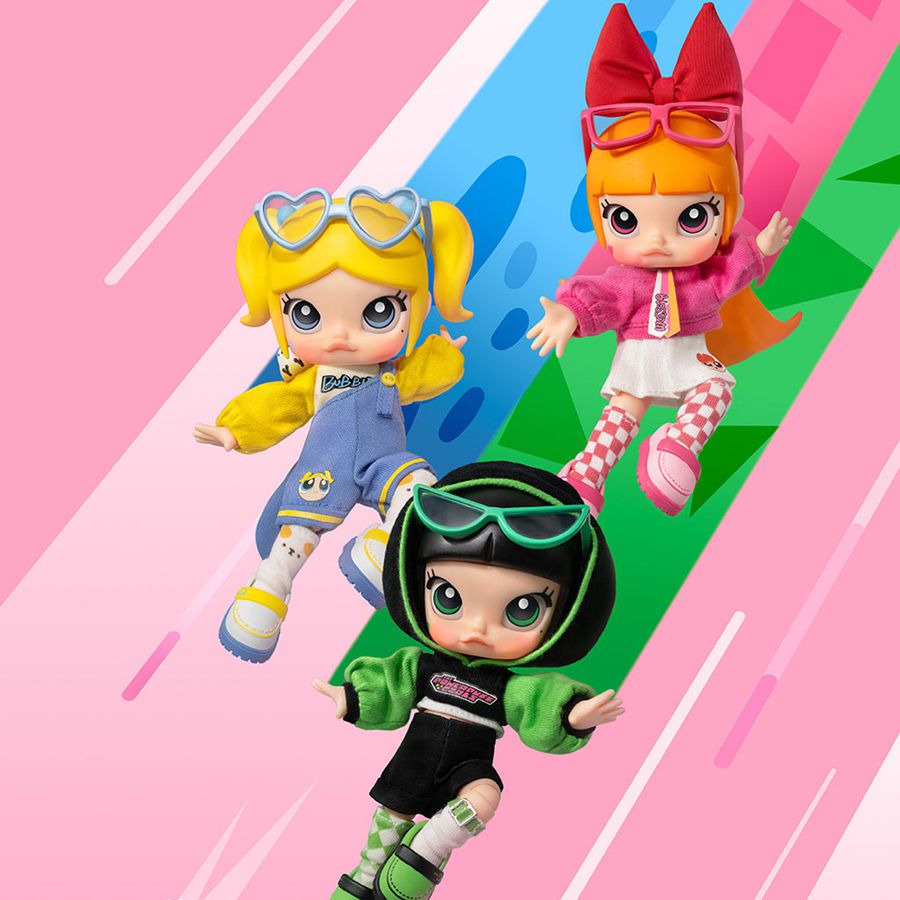 POP MART × The Powerpuff Girls Action Figure Doll Blind Box Molly | 892013-XFE