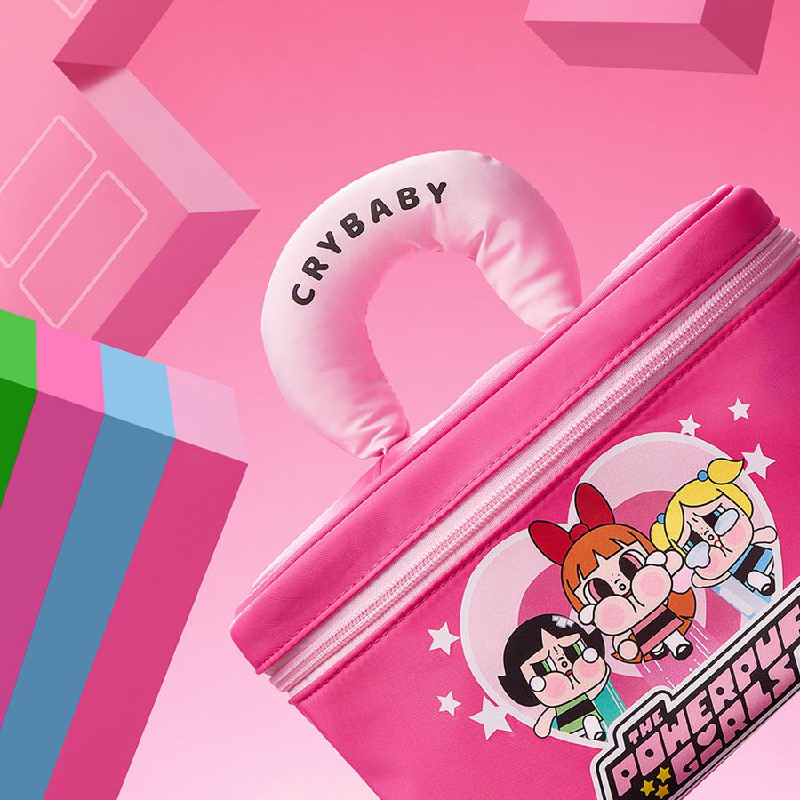 POP MART × The Powerpuff Girls Series Cosmetic Bag Crybaby | 071635-ZGN