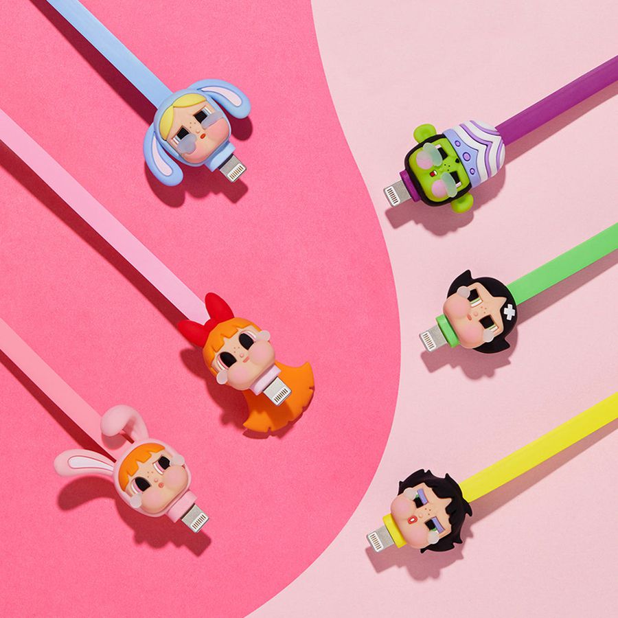 POP MART × The Powerpuff Girls Series Phone Cable Blind Box Crybaby | 230597-BLS