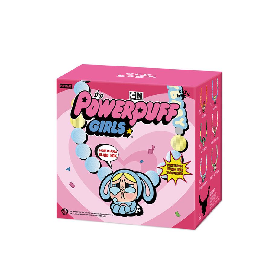 POP MART × The Powerpuff Girls Series Phone Charm Blind Box Crybaby | 194302-VWM