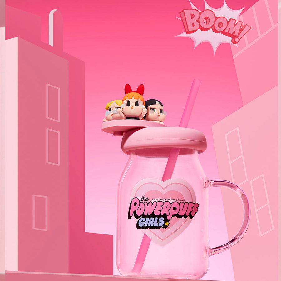 POP MART × The Powerpuff Girls Series Straw Cup Crybaby | 917632-KUA