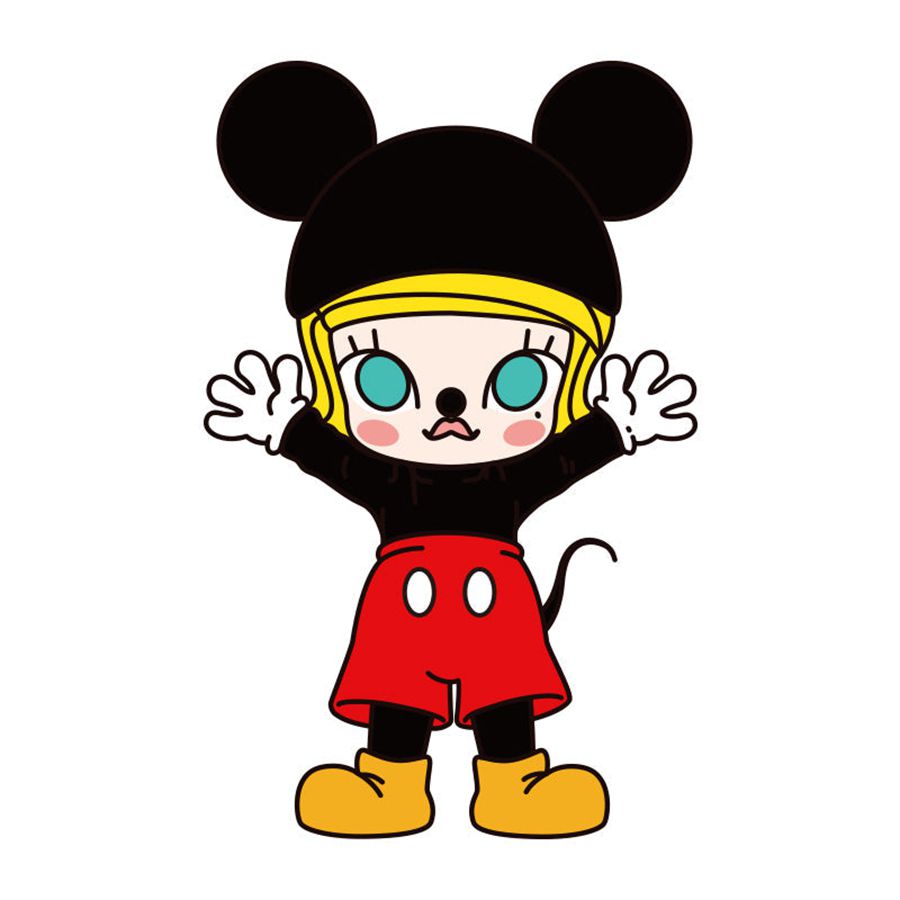 POP MART x Mickey & Minnie BJD Doll Toy Molly | 134526-VDM